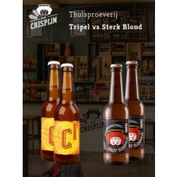 Sint Crispijn Thuisproeverij Tripel vs Sterk Blond - Beer Dudes