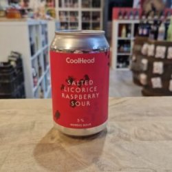 CoolHead  Salted Licorice Raspberry Sour - Het Biermeisje