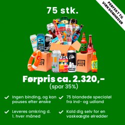 Ølredder abonnement 75 stk. - A Good Case