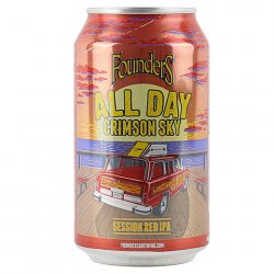 Founders All Day Crimson Sky Red IPA - CraftShack