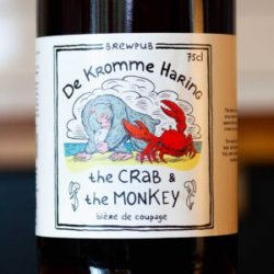 De Kromme Haring The Crab & The Monkey V4 (33cl) - Beer Dudes