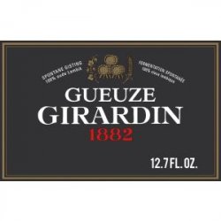 Girardin Gueuze 1882 Black Label
