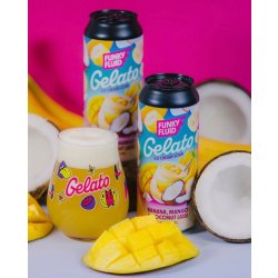 Funky Fluid Gelato: Banana, Mango & Coconut Lassi Funky Fluid Gelato: Banana, Mango & Coconut Lassi