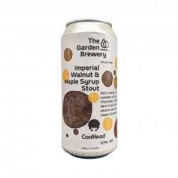 Imperial Walnut And Maple Syrup Stout  The Garden Brewery  9.1°  Imperial stout  RIS - La Plante Du Loup