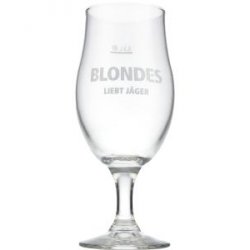 Blondes Liebt Jager Voetglas - Drankgigant.nl