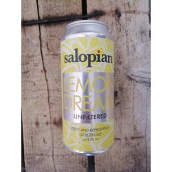 Salopian Lemon Dream Unfiltered 4.5% (440ml can) - waterintobeer