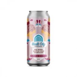 Vault City Brewing Red Berry Waffle Cone Shortcake Triple Scoop
