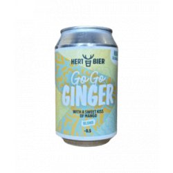 Hert Bier  Go Go Ginger  Blond - Alcoholvrij Bierhuis