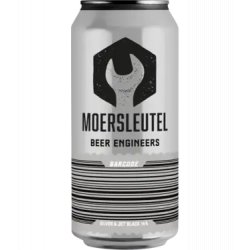 Moersleutel Craft Brewery Barcode: Silver & Jet Black