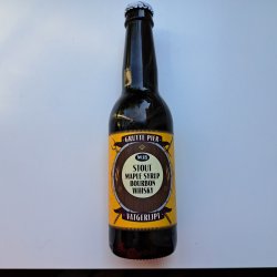 Grutte Pier vat 28 Stout Maple Syrup Bourbon Whisky - 330ml - 10,0% - brouwerij Grutte Pier, Wyns - GUN Speciaalbieren