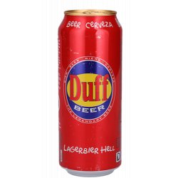 Duff Lagerbier Hell 50 cl - Bodecall