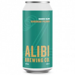 Alibi Brewing Bohemian Pilsner 440mL - The Hamilton Beer & Wine Co