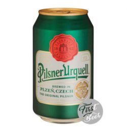 Bia Pilsner Urquell 4.4% – Lon 330ml – Thùng 24 Lon - First Beer – Bia Nhập Khẩu Giá Sỉ