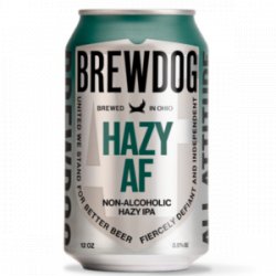 BrewDog Hazy AF Non Alcoholic Hazy IPA 6 pack12 oz cans - Beverages2u