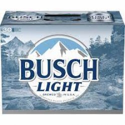 Busch Light Lager 30 pack12oz cans - Beverages2u