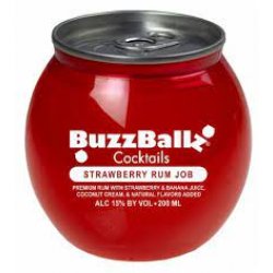 BuzzBallz Strawberry ‘Rita Chillers 24 pack6.5 oz jars - Beverages2u