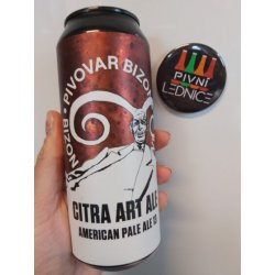 Bizon Citra Art Ale 13°5,6% 0,5l - Pivní lednice