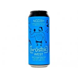 NOZIB - BRŪSTOK WEST COAST PALE ALE CASCADE + RAKAU 0,5l can 5,5% alc. - Beer Butik