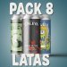 Pack 8 latas - Cerveza Caleya 