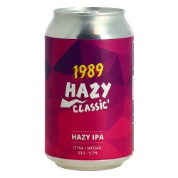 1989 Brewing Hazy Pale Ale
