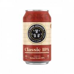 Three Monkeys Beer Classic IPA Three Monkeys Beer Classic IPA