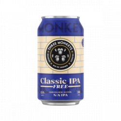 Three Monkeys Beer Classic IPA Free