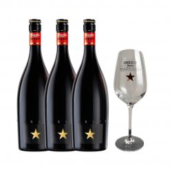 3 Estrella Damm Inedit 75cl + glas!  - BierXL