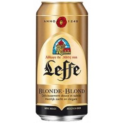 Leffe blonde Bier 6,6% Vol. 24 x 50cl Dose Belgien - Pepillo