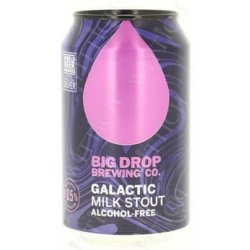 Big Drop Galactic Milk Stout  0.5% Vol. 12 x 33 cl Dose - Pepillo