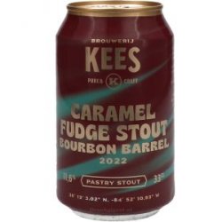 Kees Caramel Fudge Stout Bourbon Barrel 2022 - Drankgigant.nl