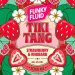 Funky Fluid Tiki Tang Strawberry & Rhubarb 5% 50cl 