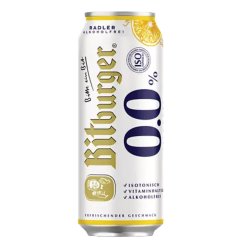Bitburger Brauerei Bitburger 0,0% Radler Bitburger Brauerei Bitburger 0,0% Radler