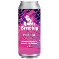 Queer Dual IPA Bisexual Lighting Mosaic & El Dorado IPA 440ml (5.8%) - Indiebeer