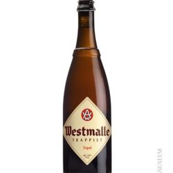 Westmalle Tripel 9,5% 75 cl - Trappist.dk - Skjold Burne