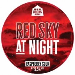 Docks Beers Red Sky At Night (Keg) - Pivovar