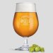 Birrificio Angelo Poretti Pint Goblet Glass 