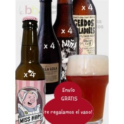 Barcelona Beer pack envío gratis y regalo copa - Cervezas Diferentes