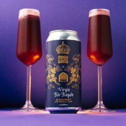 Mash Gang  Virgin Kir Royale  0.5%  Blackcurrant Sour  440ml - The Alcohol Free Co