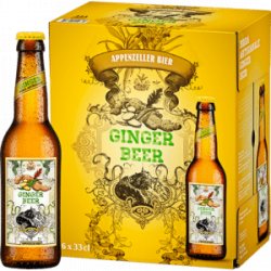 Appenzeller Ginger Bier 2,4% Vol. 6 x 33cl EW Flasche - Pepillo