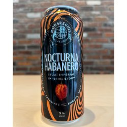 MonsRegius bières artisanales Nocturna Habanero MonsRegius bières artisanales Nocturna Habanero