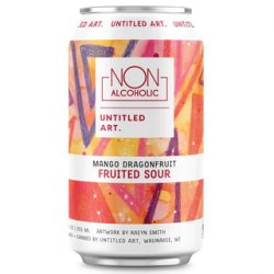 Untitled Art Non Alcoholic Mango Dragonfruit Sour 355ml BB 280724 - The Beer Cellar