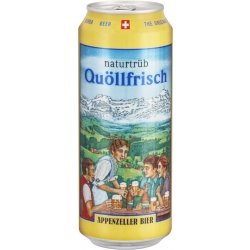 Appenzeller Quöllfrisch Naturtrüb 4,8% Vol. 24 x 50 cl Dose - Pepillo