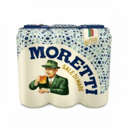 Birra Moretti Sale di Mare 4.8% - 24 x 50cl Dosen - Pepillo