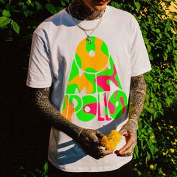 Omnipollo Neon tricolor logo t-shirt 2 - Omnipollo