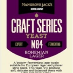 Levadura Mangrove Jack’s,  Bohemian Lager. M84 - Brewmasters México