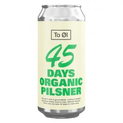 45 Days Organic Pilsner 440ml - Rabbit Hop