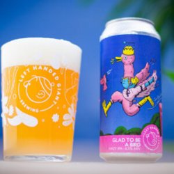 Left Handed Giant  Glad To Be A Bird [6.5% Hazy IPA] - Red Elephant