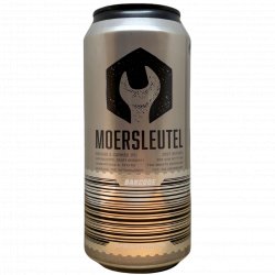 Moersleutel Craft Brewery Barcode: Silver & Jet Black
