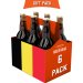 Mix 6 Pack selection of craft beer  Belgium 