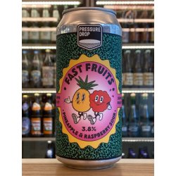 Pressure Drop  Fast Fruits  Pineapple & Raspberry Sour - Clapton Craft